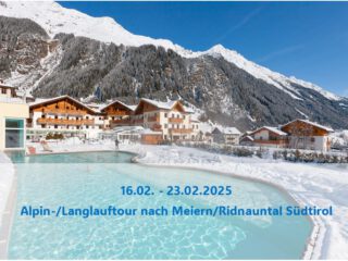 Alpin & Langlauftour Ridnaun 2025